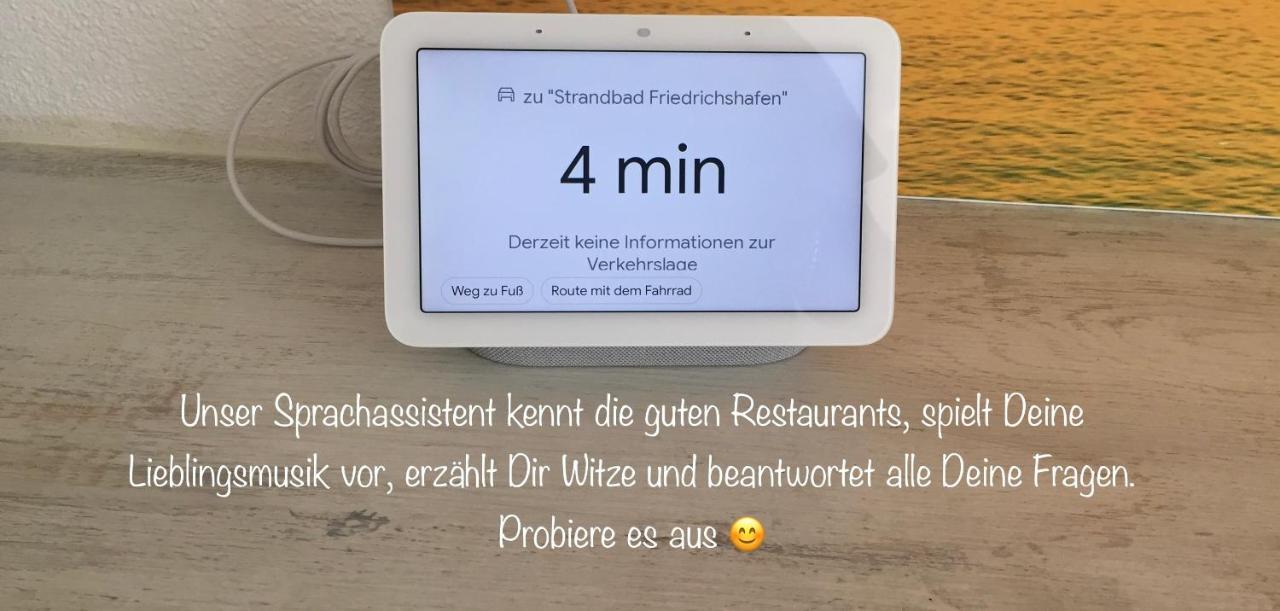 Ferienwohnung Am Bodensee- Zentrale Lage, Free Parking And Wifi, 109 M2, Privater Garten, 7 Gaeste, 2X Kingsize Boxspringbett, Familienfreundlich FDH المظهر الخارجي الصورة